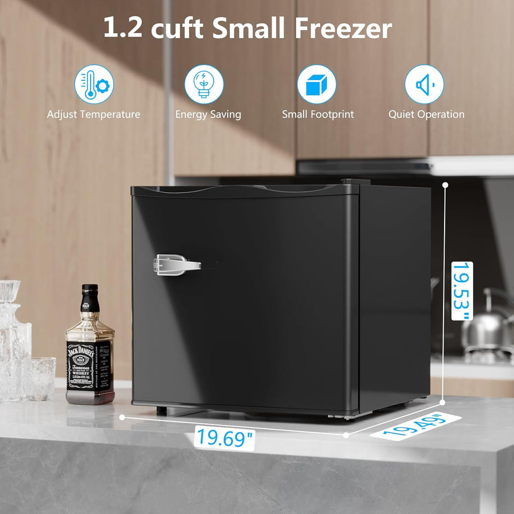 1.2 Cu.Ft Compact Mini Freezer - Kismile