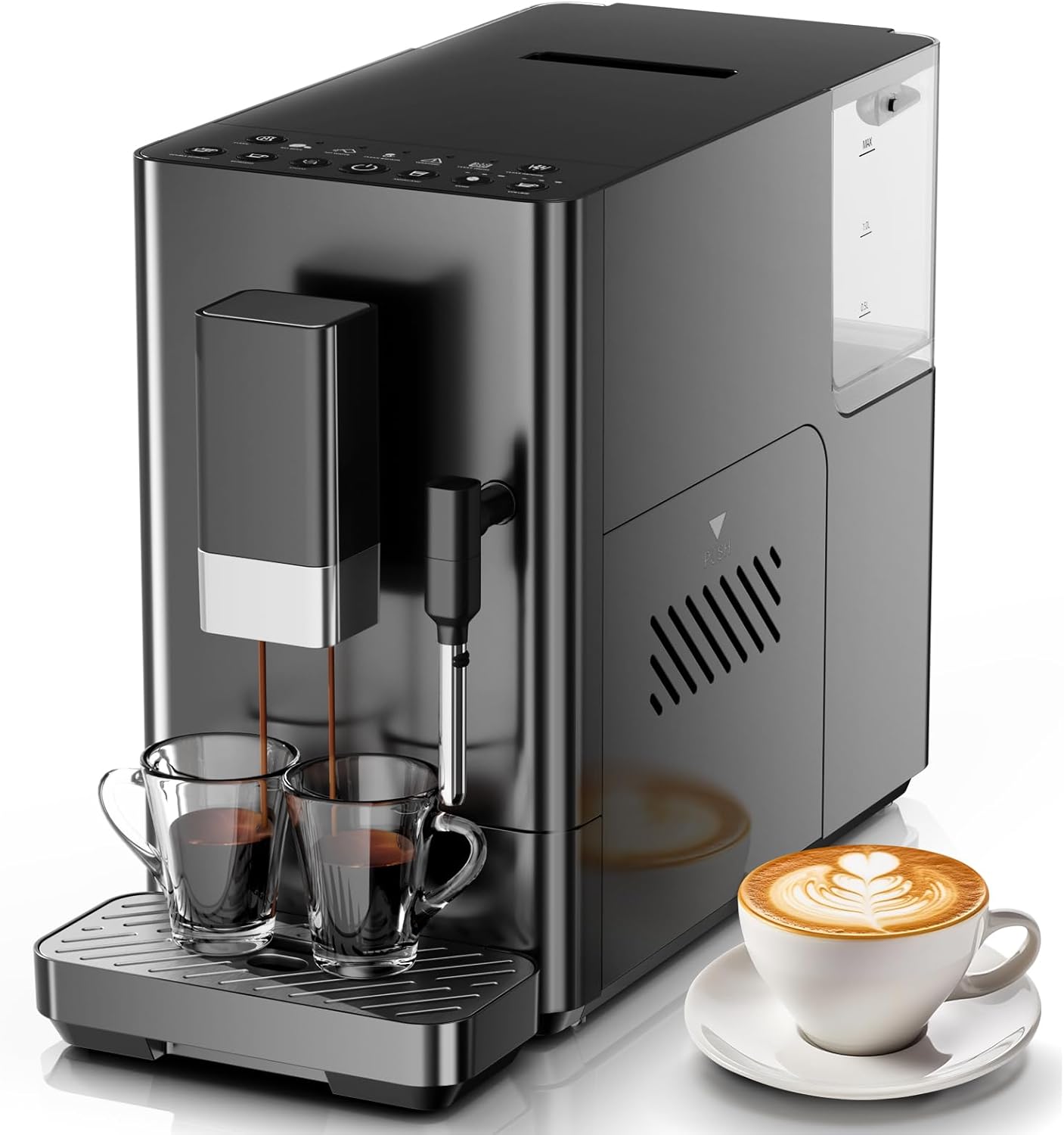 20 Bar Automatic Espresso Machine with Grinder 80002KCM1 - Kismile