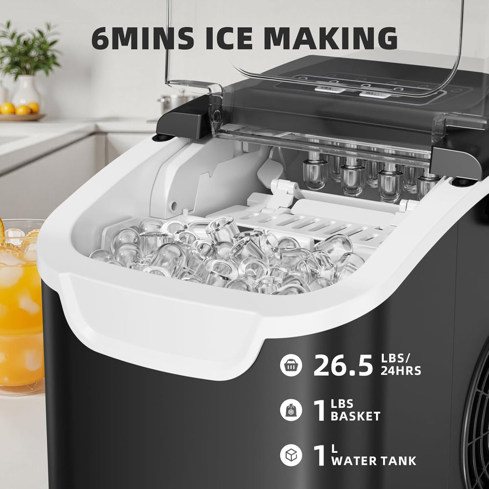 Countertop Ice Maker with Handle 58012RIM1 - Kismile