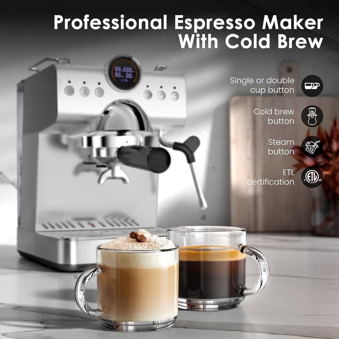 Espresso Machine with Cold Brew CM8057 - Kismile