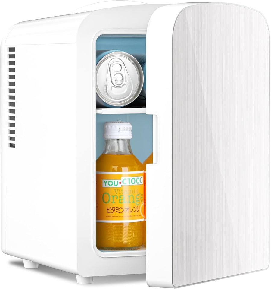 Kismile Compact Refrigerator, Portable Mini Fridge, Skin Care 4L Capacity/6 Cans F3404S - Kismile