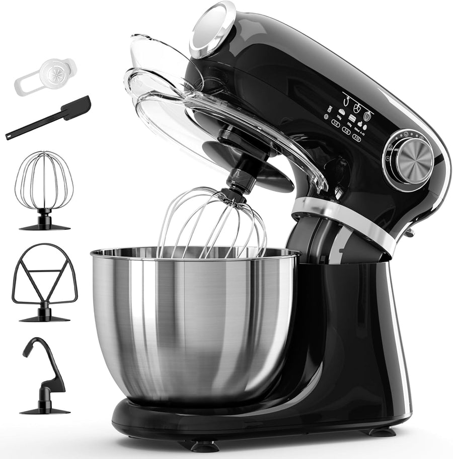 Kismile Stand Mixer, 5.5 - Quart Electric Mixer with 12 Speeds CF3715 - Kismile