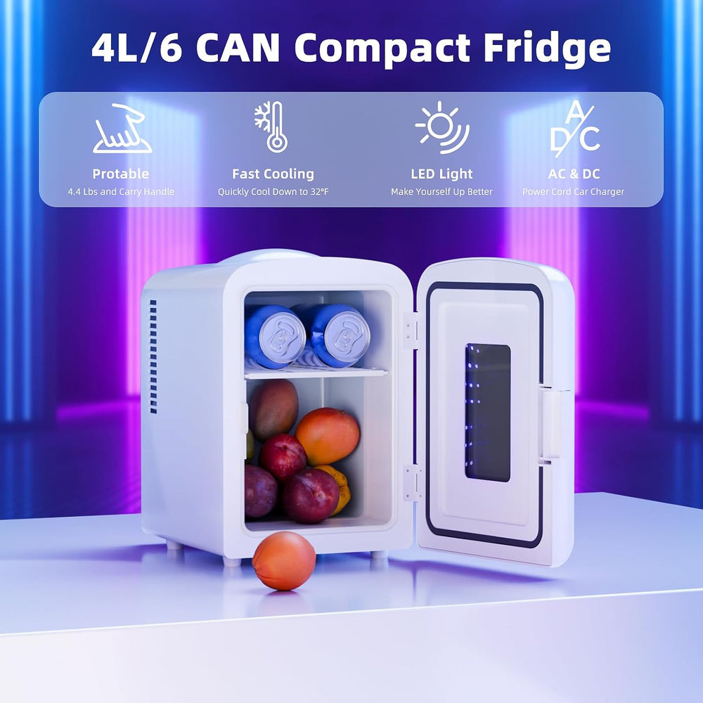 Mini Compact Refrigerator with Gaming Light F3404L - Kismile