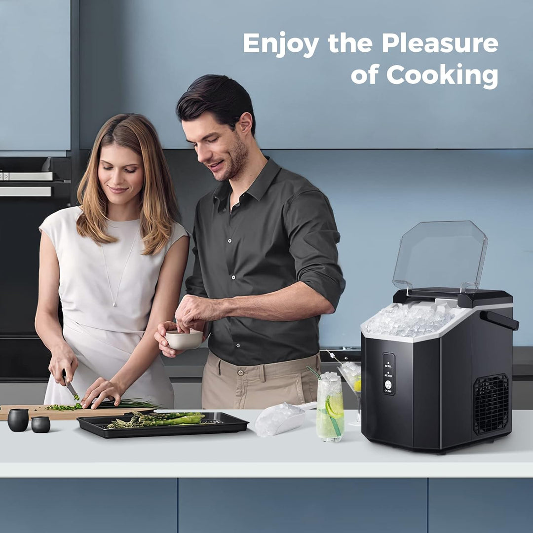 Nugget Pebble Ice Maker Countertop HZB-15NA - Kismile