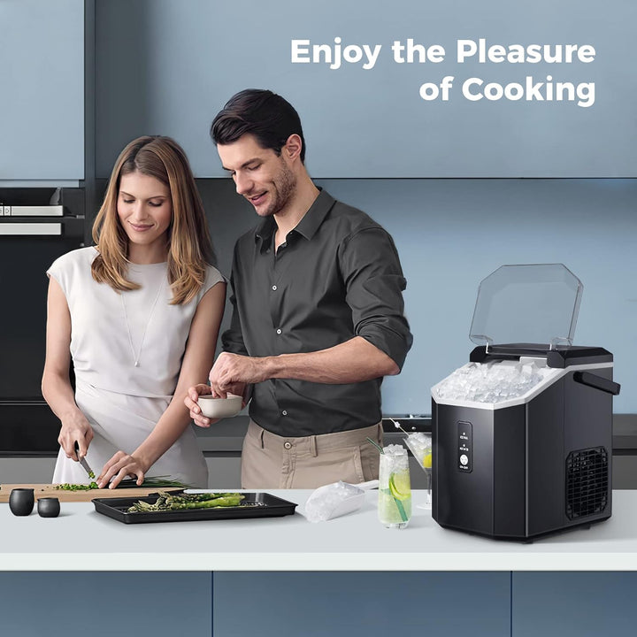 Nugget Pebble Ice Maker Countertop HZB-15NA - Kismile