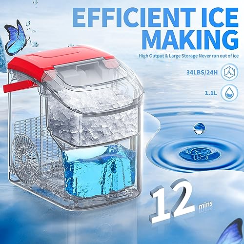 Nugget Pebble Ice Maker Countertop Z5815N - Kismile