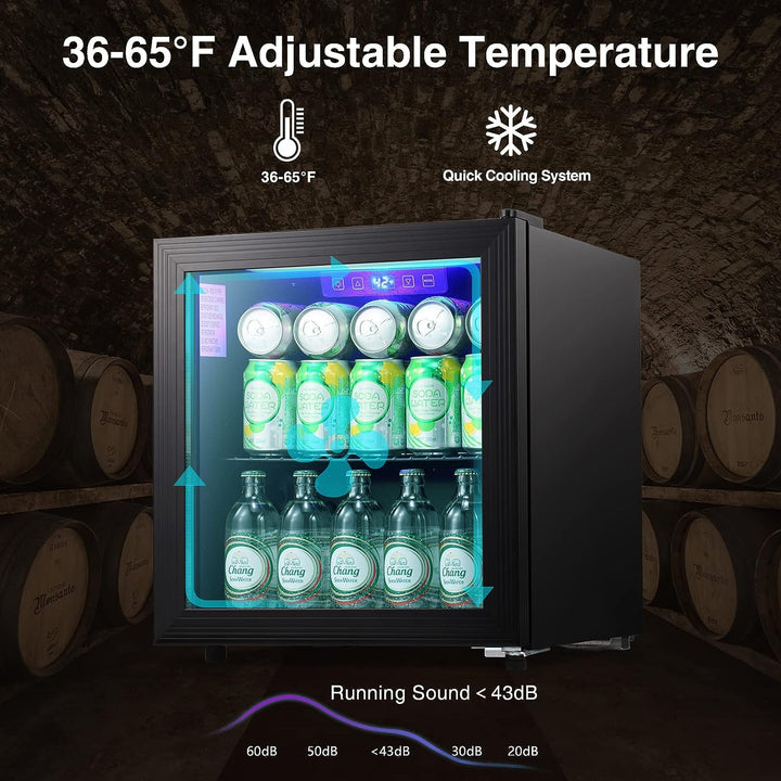 1.7cu.Ft Mini Beverage Refrigerator - Kismile