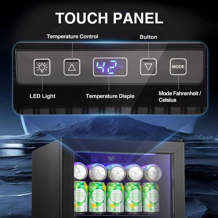 1.7cu.Ft Mini Beverage Refrigerator - Kismile