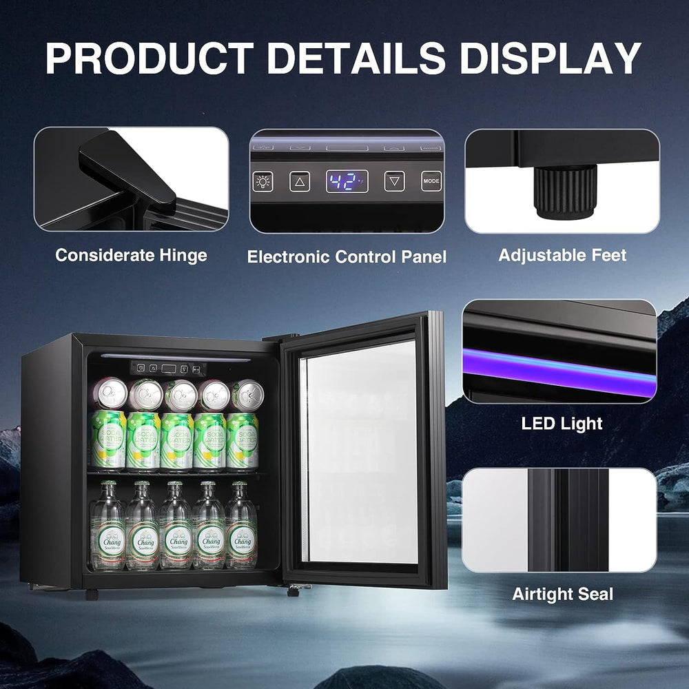 1.7cu.Ft Mini Beverage Refrigerator - Kismile