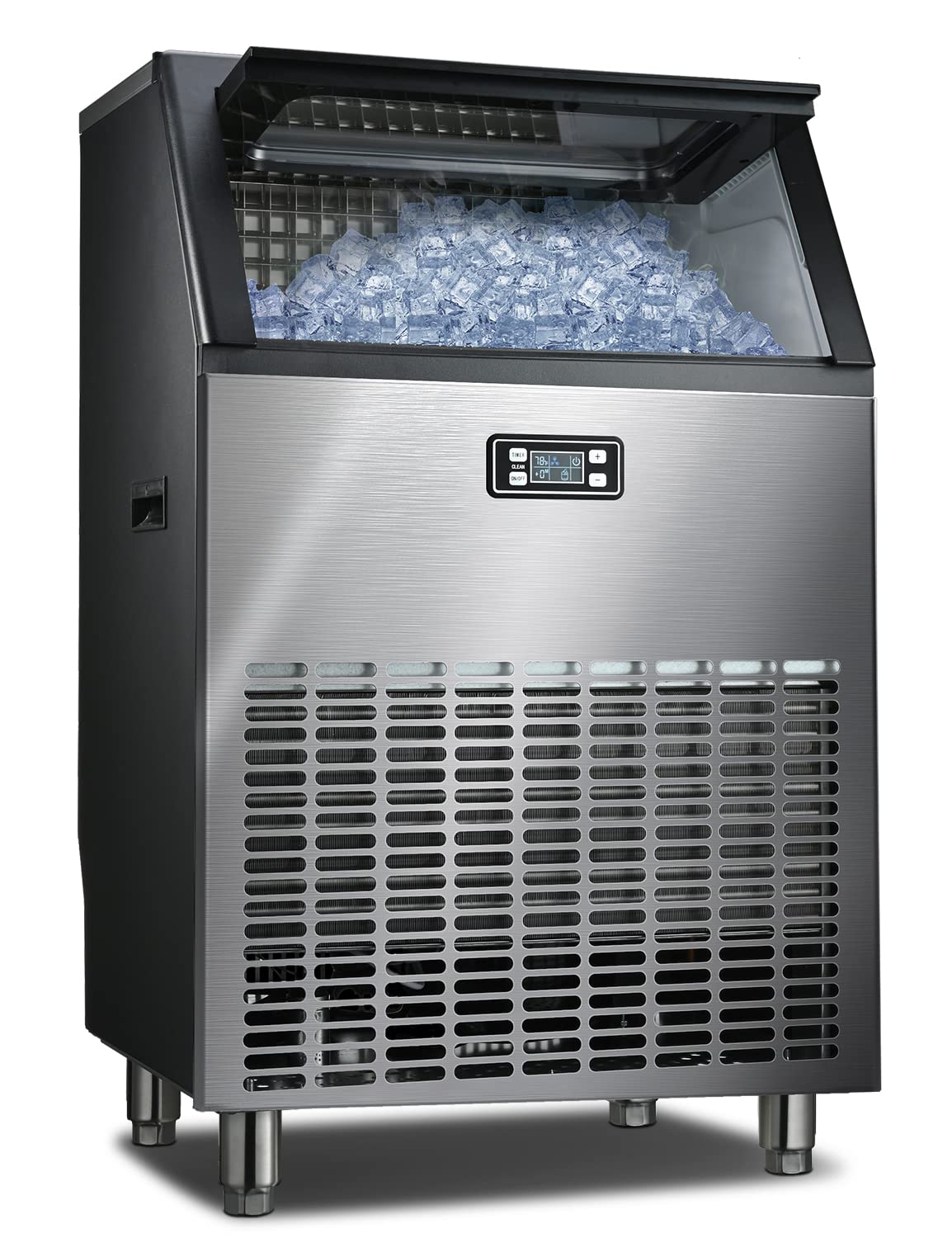 200LBS Freestanding Commercial Ice Maker Kismile 200lbs-freestanding-commercial-ice-maker-kismile