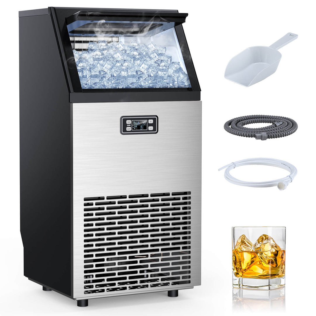 200LBS Freestanding Commercial Ice Maker - Kismile