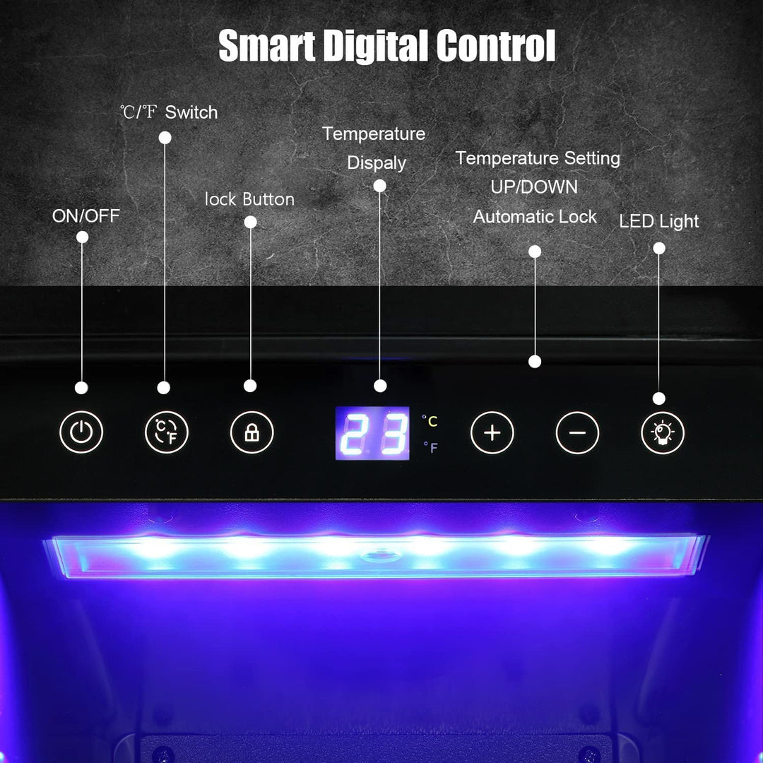 24 Inch Dual Zone Beverage Refrigerator - Kismile