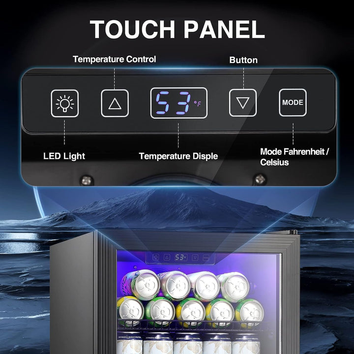 3.1 Cu.Ft Beverage Refrigerator Cooler - Kismile