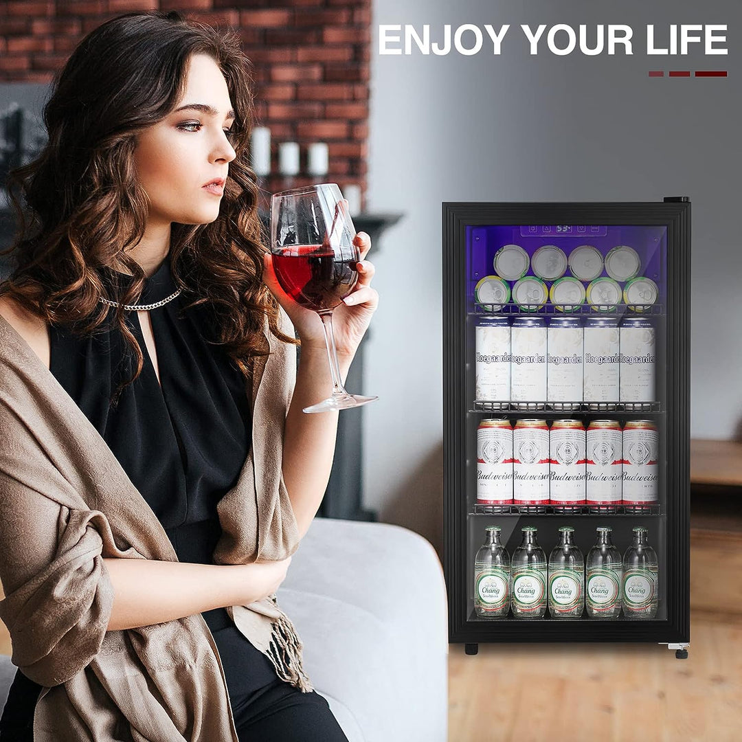 3.1 Cu.Ft Beverage Refrigerator Cooler - Kismile