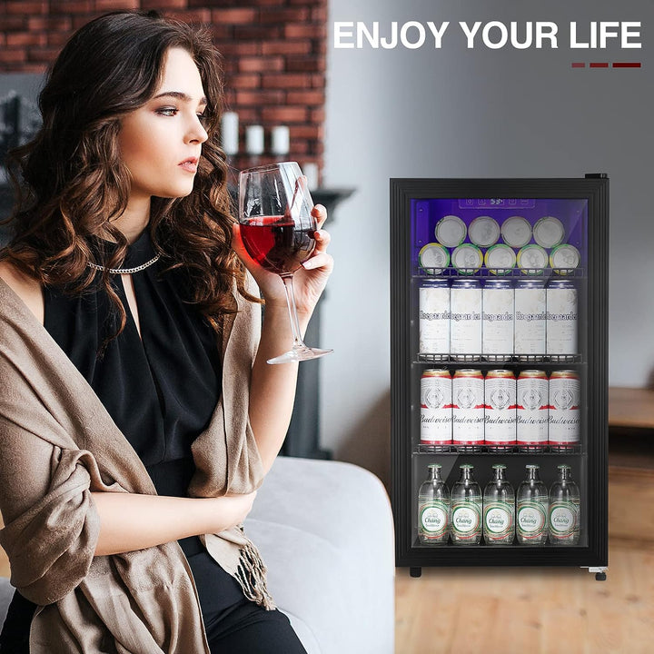 3.1 Cu.Ft Beverage Refrigerator Cooler - Kismile