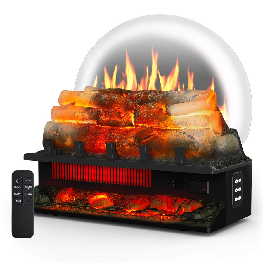 Electric Fireplace Log Heater - Kismile