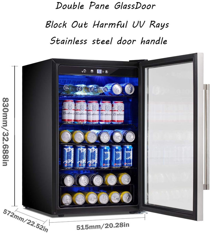 Matte Beverage Refrigerator and Cooler - Kismile