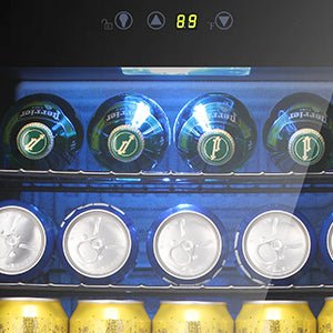 Matte Beverage Refrigerator and Cooler - Kismile