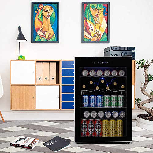 Matte Beverage Refrigerator and Cooler - Kismile