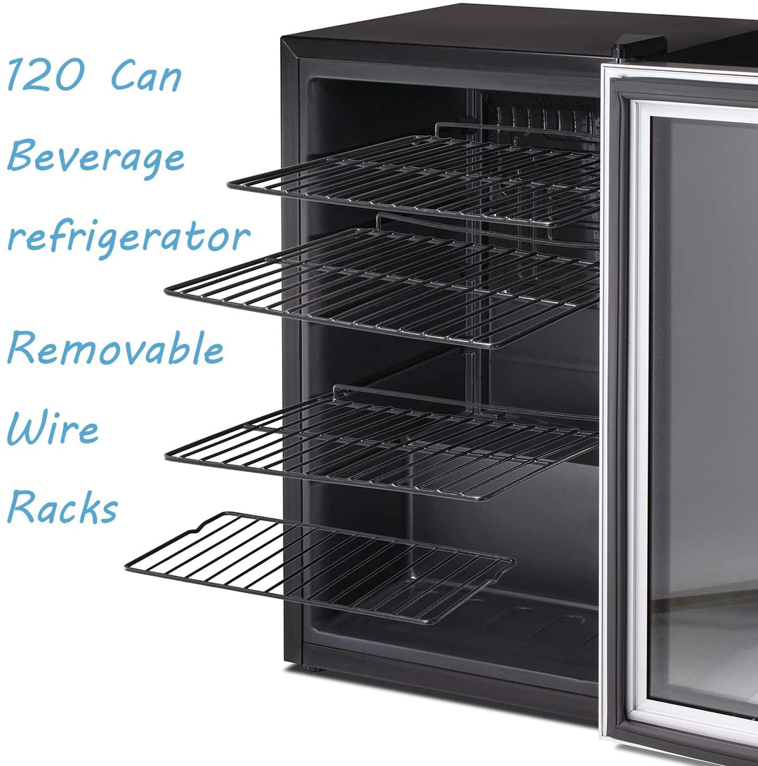 Matte Beverage Refrigerator and Cooler - Kismile