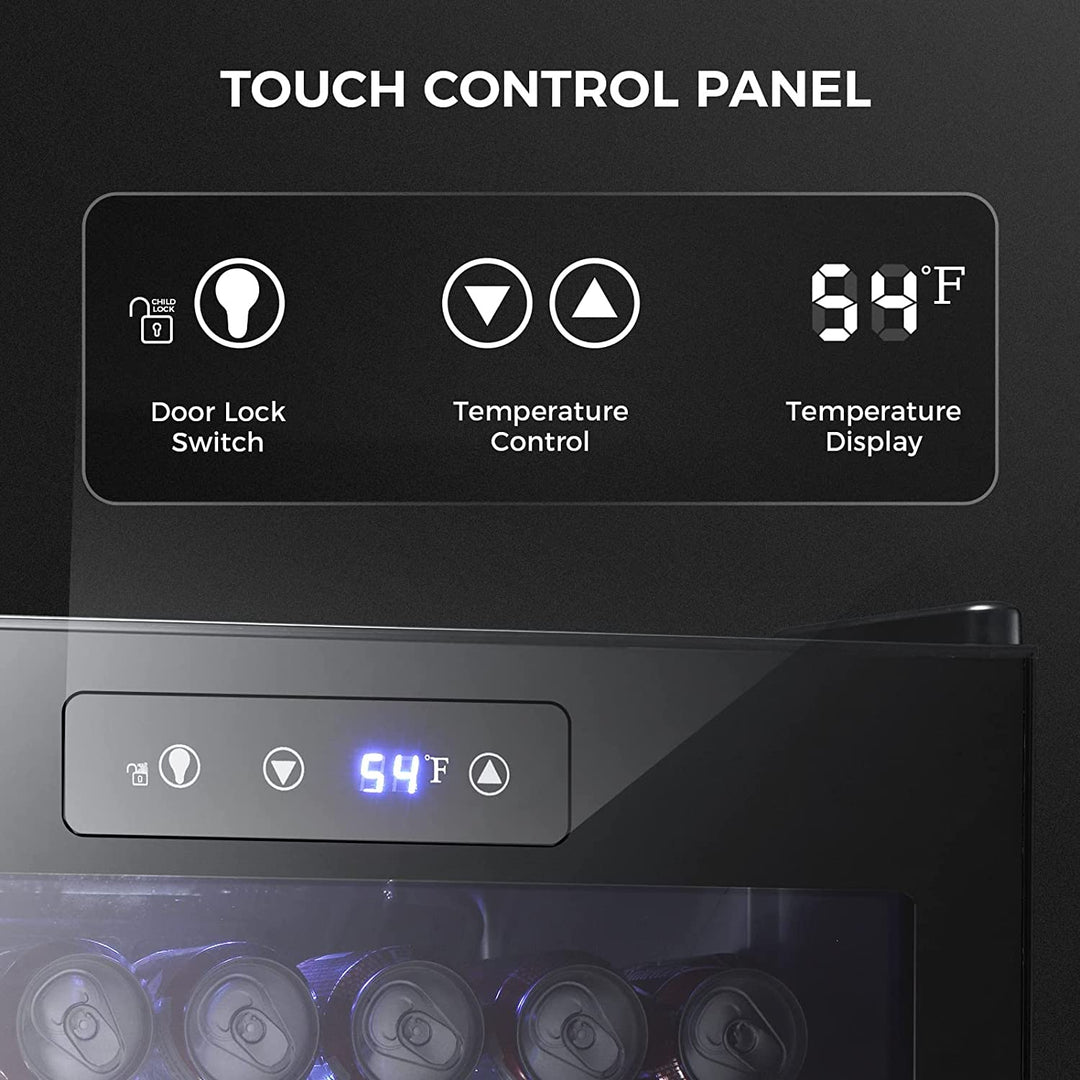 Matte Beverage Refrigerator and Cooler - Kismile