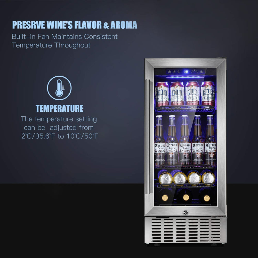 Metal Beverage Refrigerator - Kismile