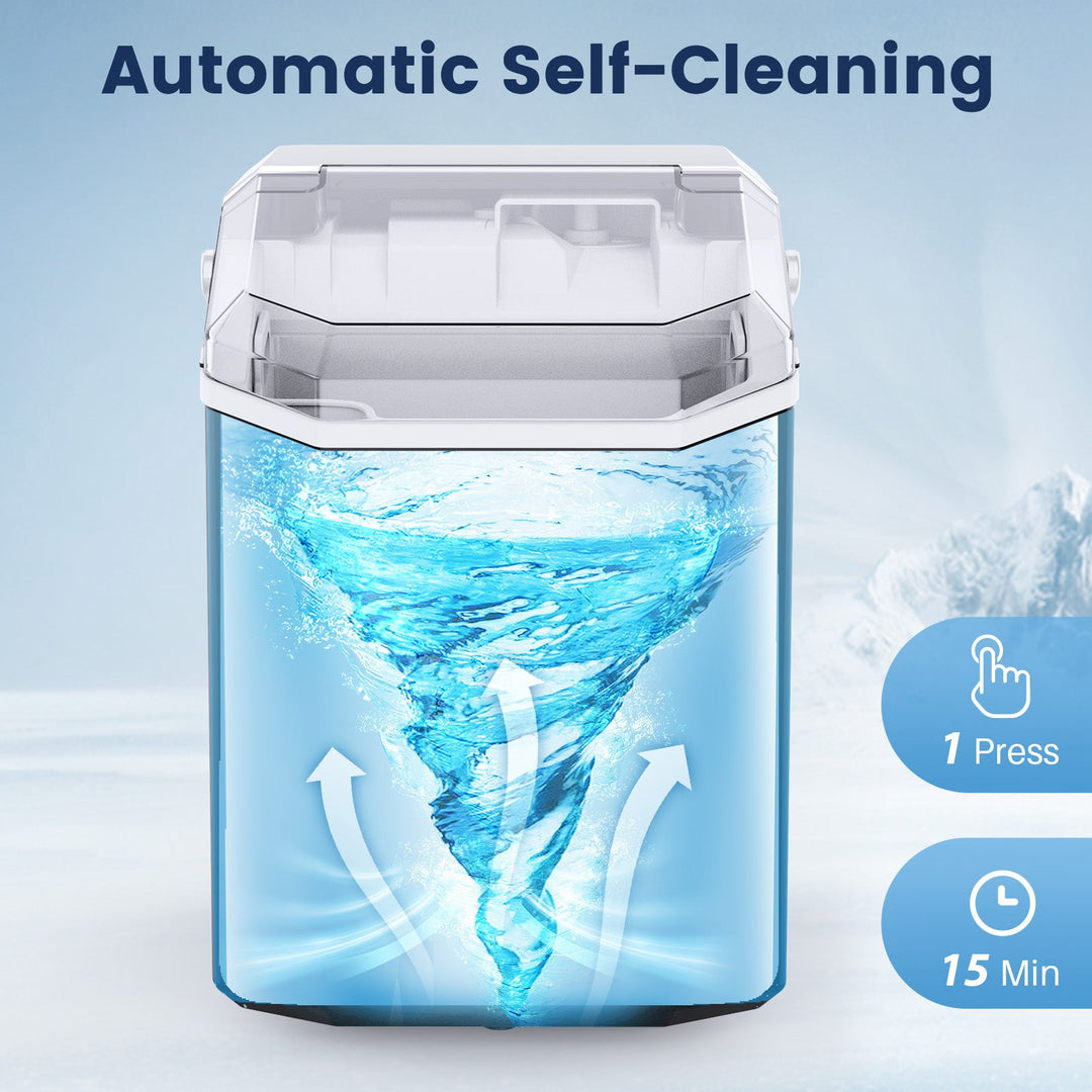 Nugget Pebble Ice Maker Countertop HZB-15NA - Kismile