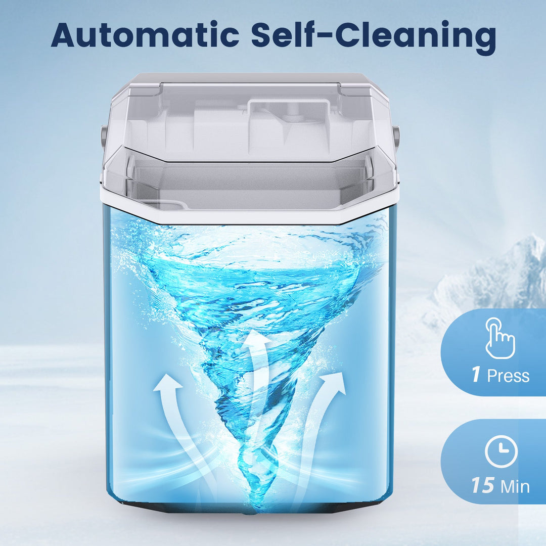 Nugget Pebble Ice Maker Countertop HZB-15NA - Kismile