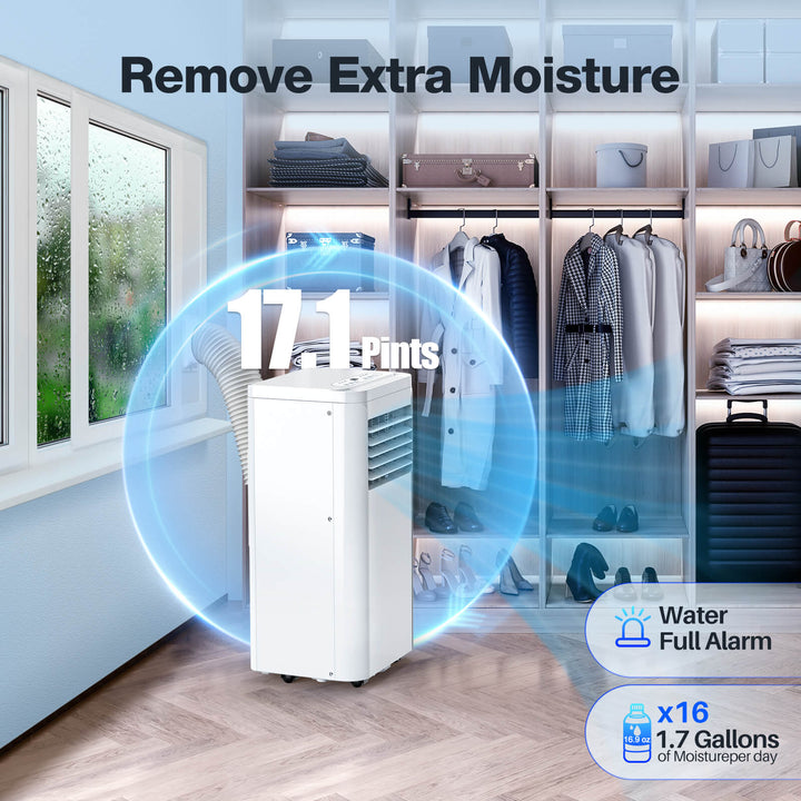 Portable Air Conditioner with Dehumidifier & Fan Modes - Kismile