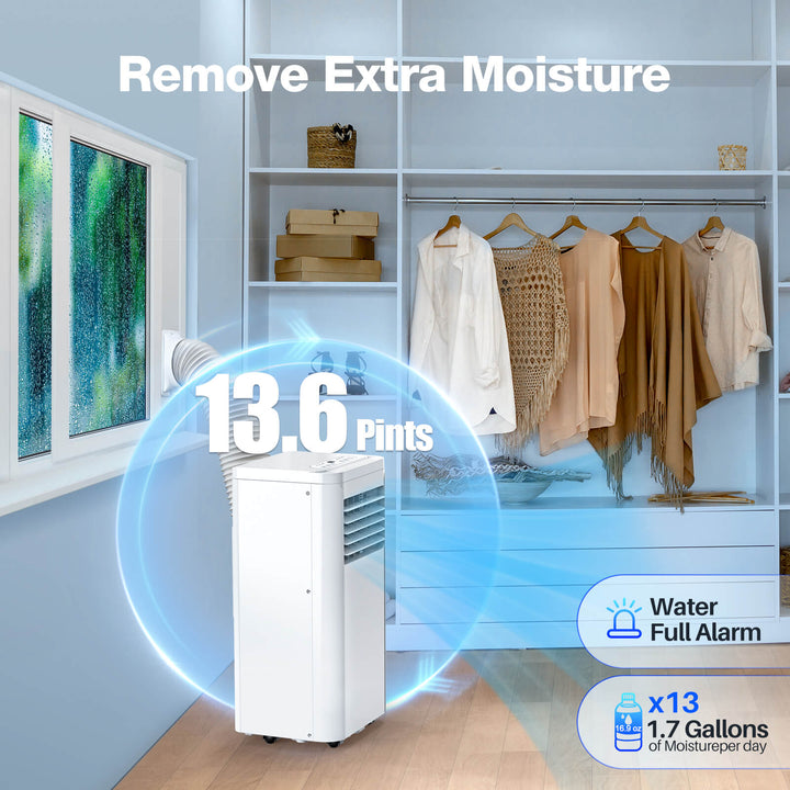 Portable Air Conditioner with Dehumidifier & Fan Modes - Kismile