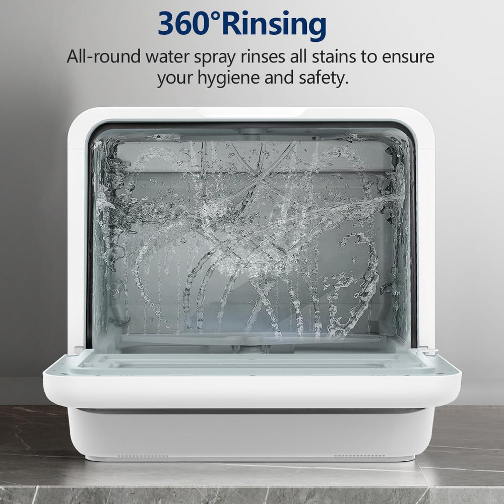 Portable Dishwasher Countertop with 6 Washing modes DW8306 - Kismile