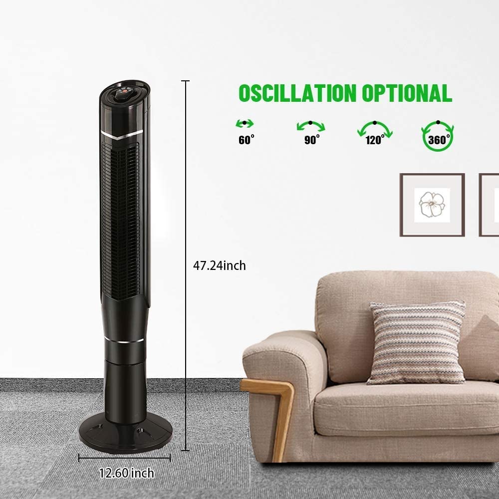 Portable Oscillating Tower Fan - Kismile