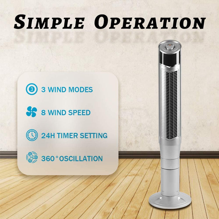Portable Oscillating Tower Fan - Kismile