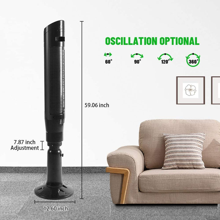 Portable Oscillating Tower Fan - Kismile