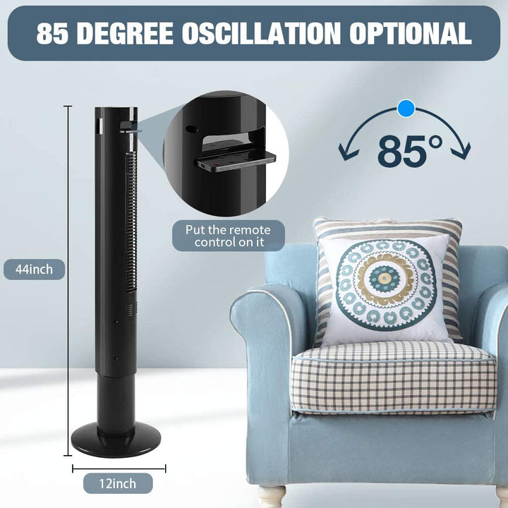 Portable Tower Fan 5314-BLACK - Kismile