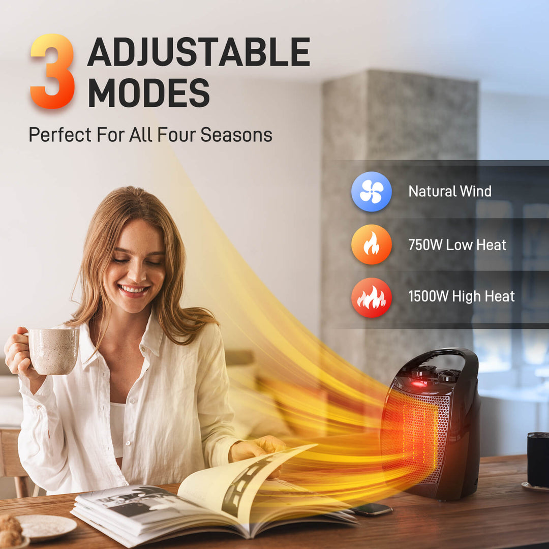 Small Electric Space Heater H56902X - Kismile