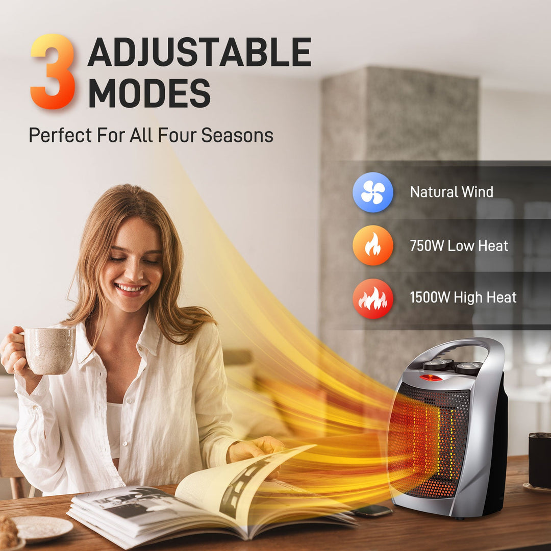 Small Electric Space Heater H56902X - Kismile