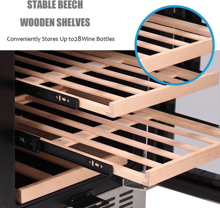 Wooden Beverage Refrigerator - Kismile