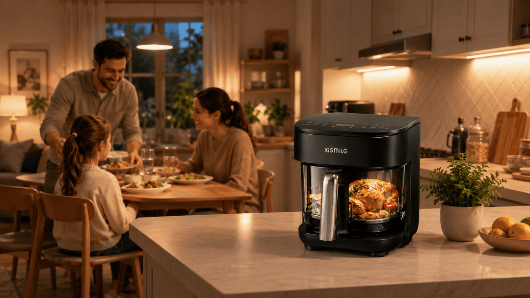 Meet the Future of Everyday Cooking: Introducing the Kismile AREOLUNCE 5 QT Glass Air Fryer - Kismile