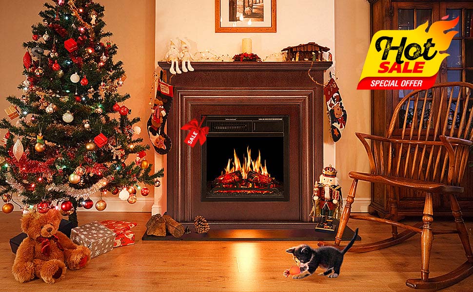 The Most Realistic Electric Fireplace for Black Friday - Kismile