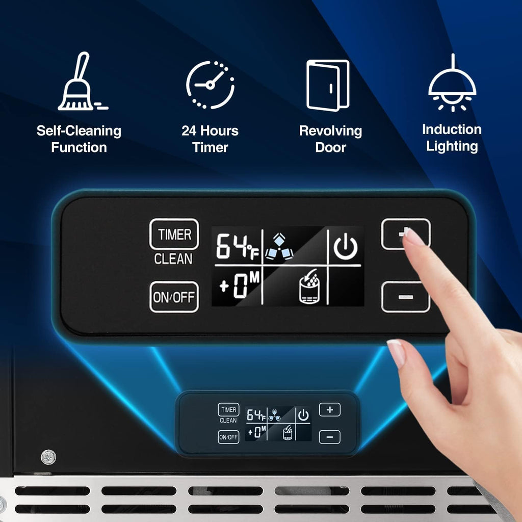 100LBS/200LBS/265LBS Freestanding Commercial Ice Maker Z5845A - Kismile