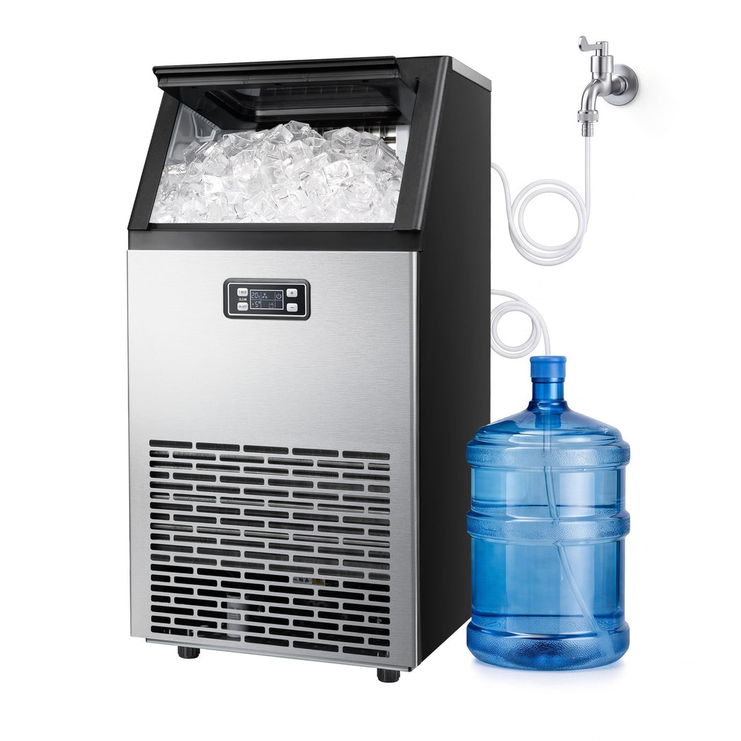 100LBS/200LBS/265LBS Freestanding Commercial Ice Maker Z5845A - Kismile
