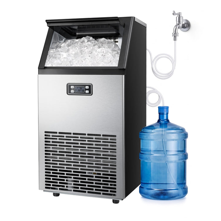 100LBS/200LBS/265LBS Freestanding Commercial Ice Maker Z5845A - Kismile