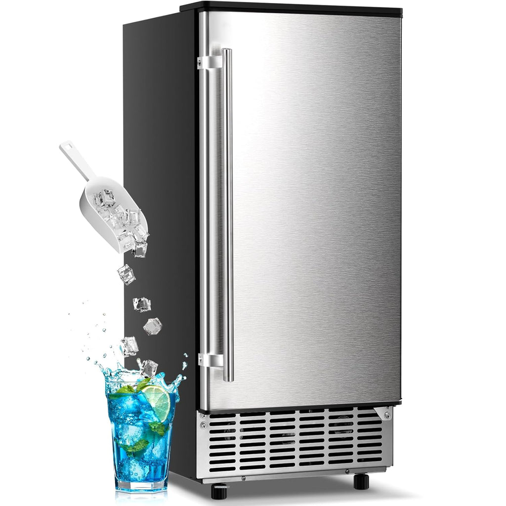 100LBS/200LBS/265LBS Freestanding Commercial Ice Maker Z5845A - Kismile