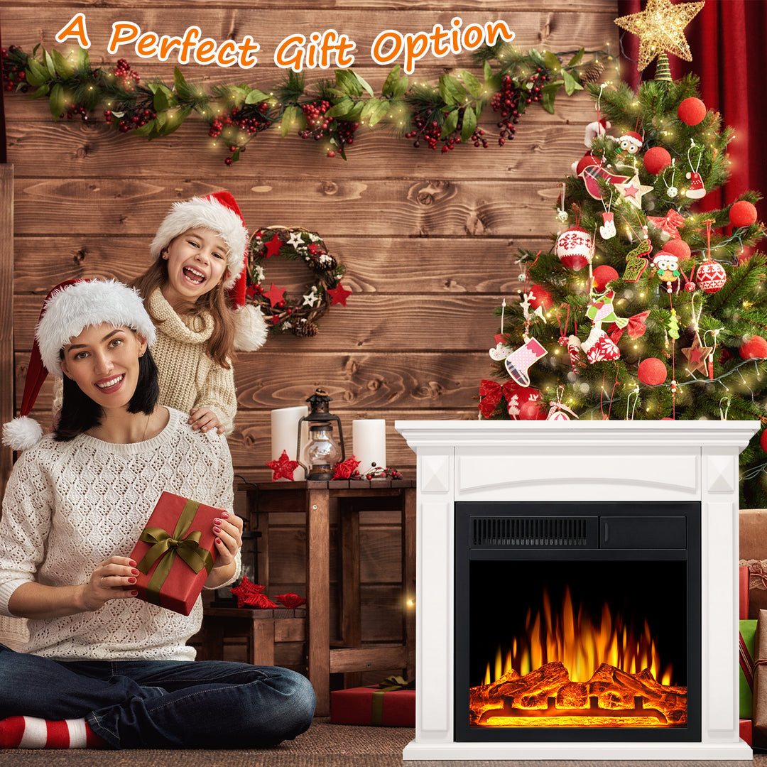 25'' Electric Fireplace with Mantel M1806