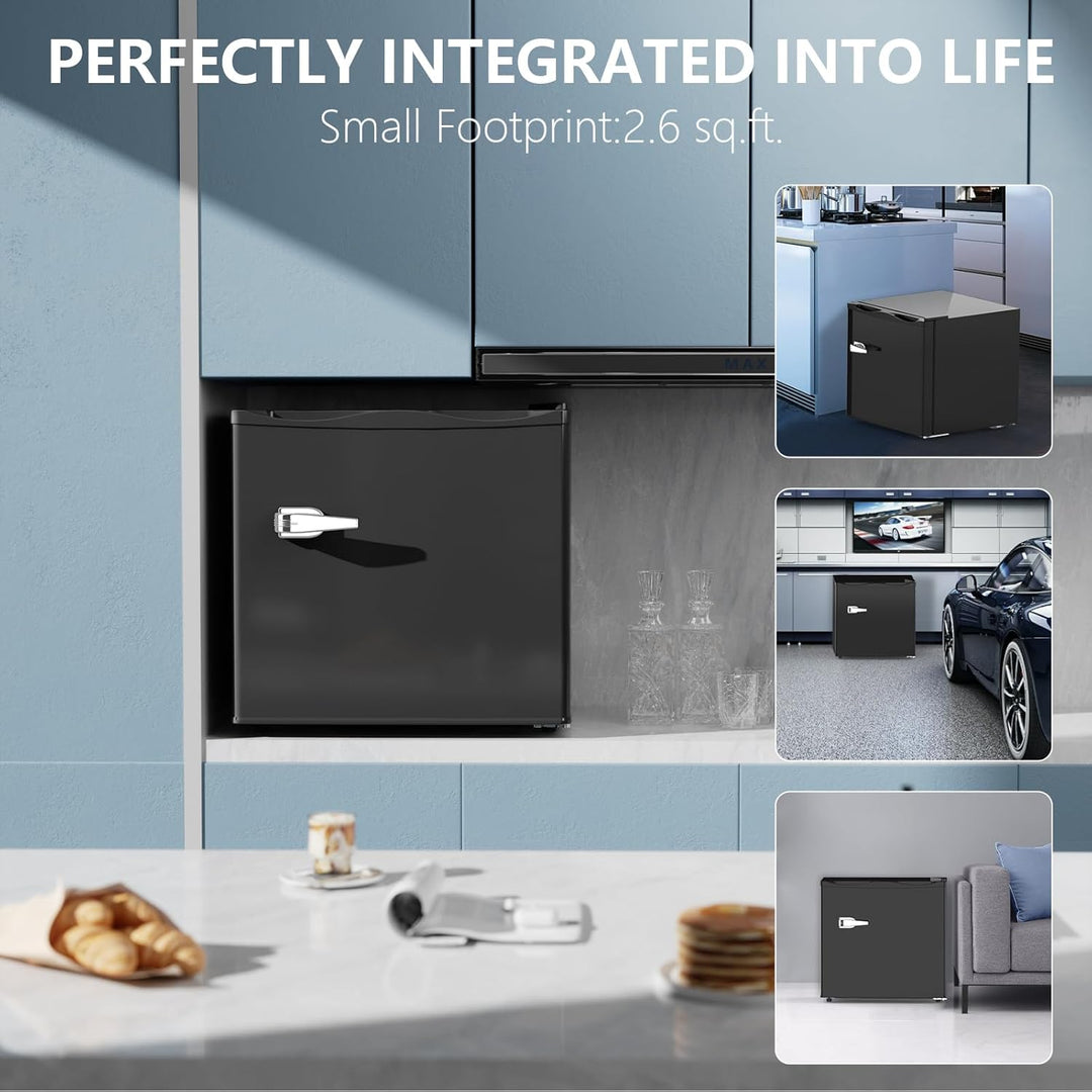 1.2 Cu.Ft Compact Mini Freezer - Kismile