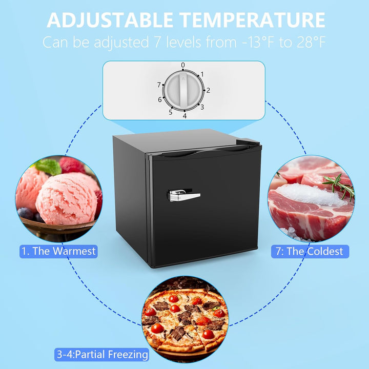 1.2 Cu.Ft Compact Mini Freezer - Kismile
