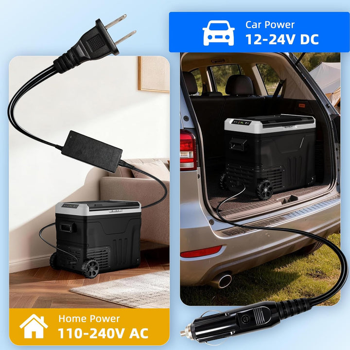 12 Volt Refrigerator 53QT(50L) & 68QT(64L) Compressor Electric Cooler 58150RVR0 - Kismile