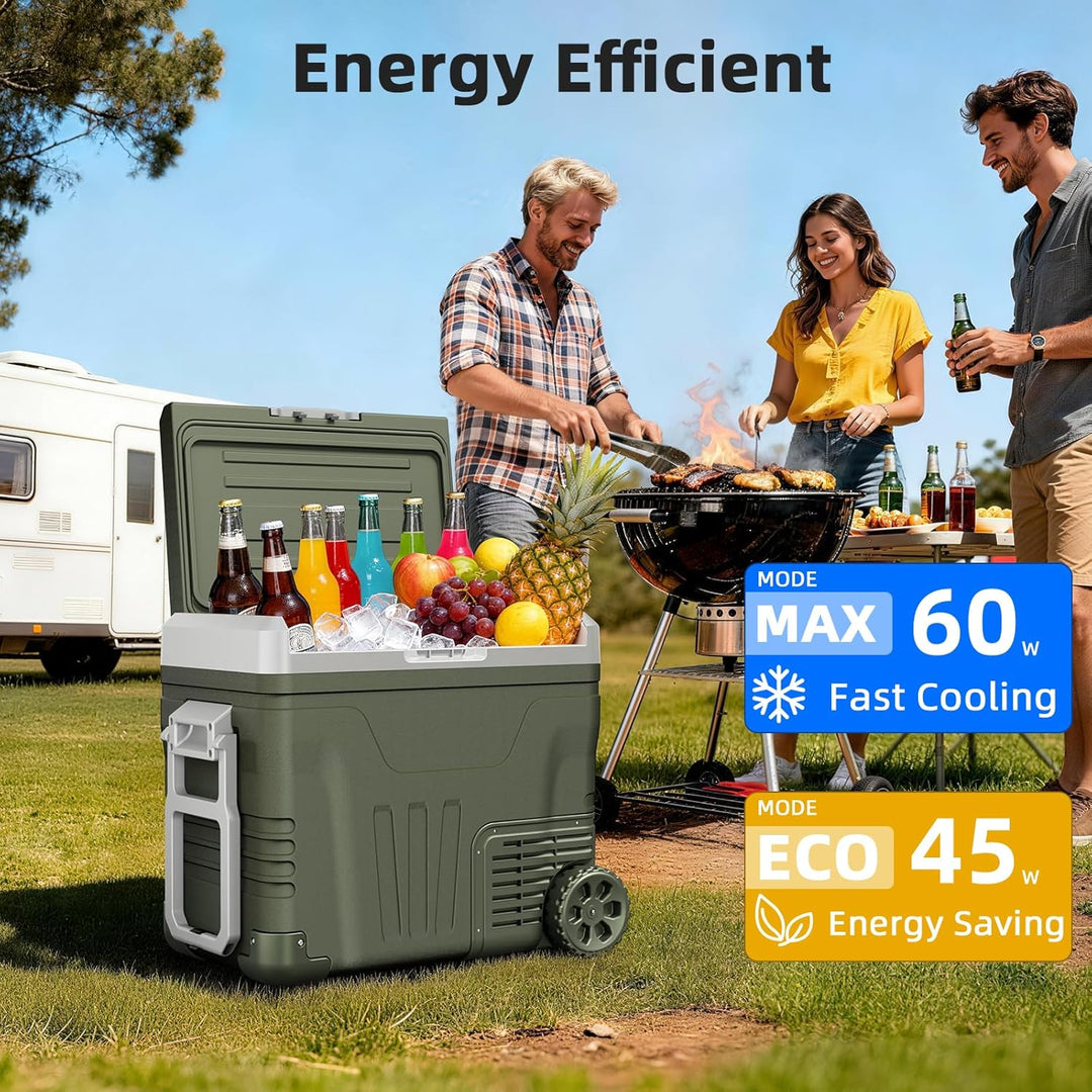 12 Volt Refrigerator 53QT(50L) & 68QT(64L) Compressor Electric Cooler 58150RVR0 - Kismile