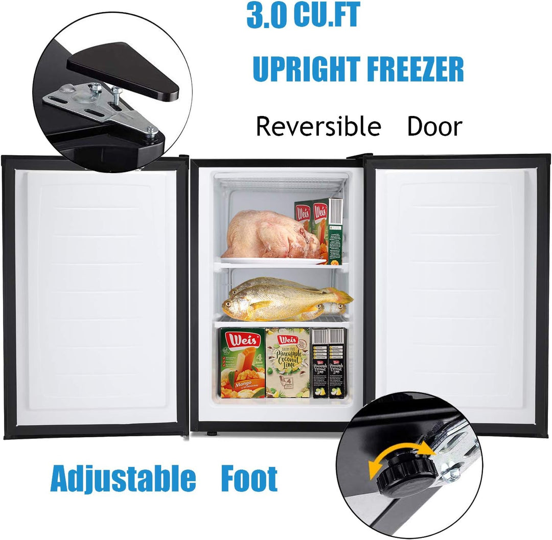 1.6\2.6\3.2 cu. ft Mini Fridge with Freezer - Kismile